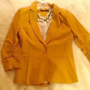 Mustard Fashion Blazer